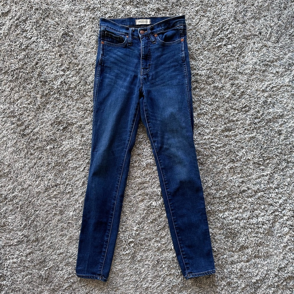 Madewell 10” inch high rise skinny jeans
